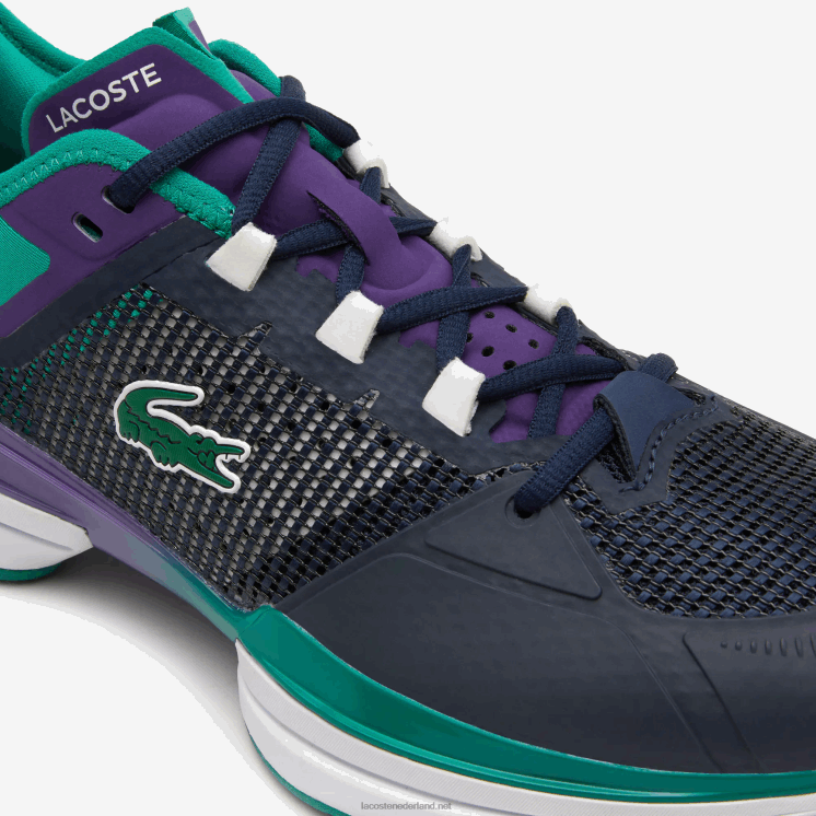 Lacoste ag-lt21 ultra textiel tennisschoenen 0828H1892 zwart turkoois 1s3 Heren