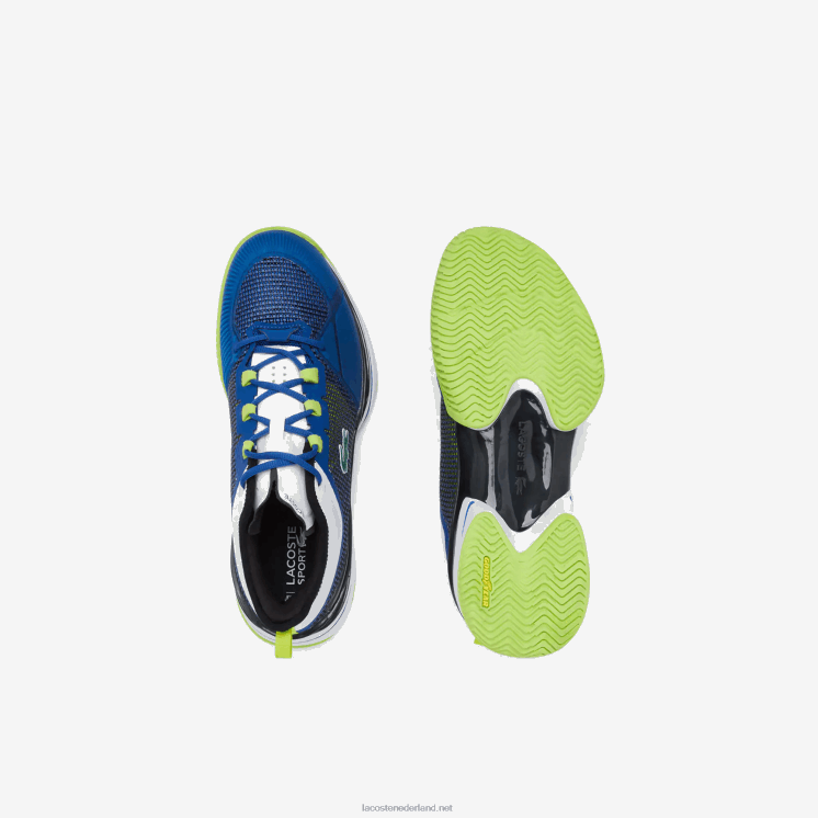Lacoste ag-lt21 ultra textiel tennisschoenen 0828H1894 blauw zwart 2m7 Heren