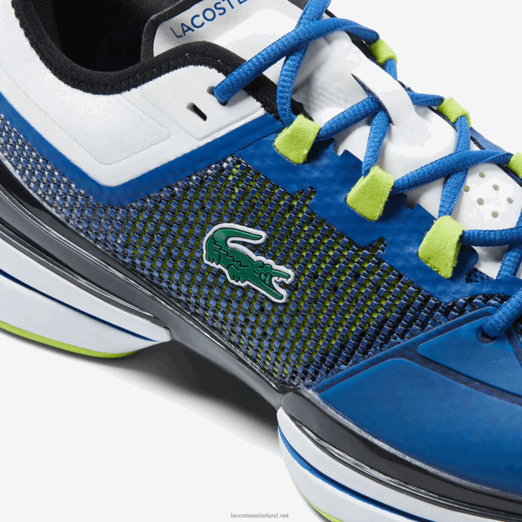 Lacoste ag-lt21 ultra textiel tennisschoenen 0828H1894 blauw zwart 2m7 Heren