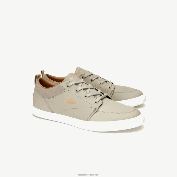 Lacoste bayliss leren bootschoenen 0828H1719 gebroken wit 18c Heren