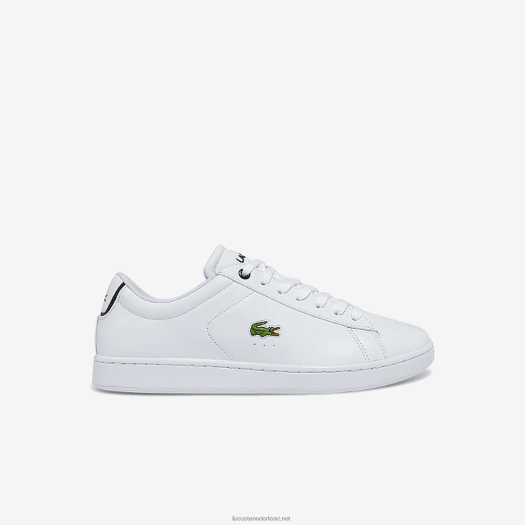 Lacoste carnaby bl leren sneakers 0828H1815 wit & marine 042 Heren