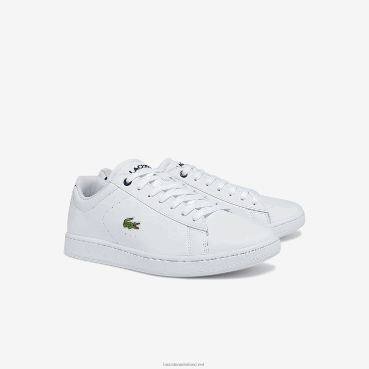 Lacoste carnaby bl leren sneakers 0828H1815 wit & marine 042 Heren