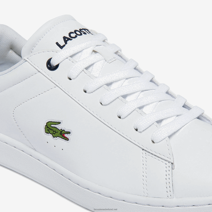 Lacoste carnaby bl leren sneakers 0828H1815 wit & marine 042 Heren