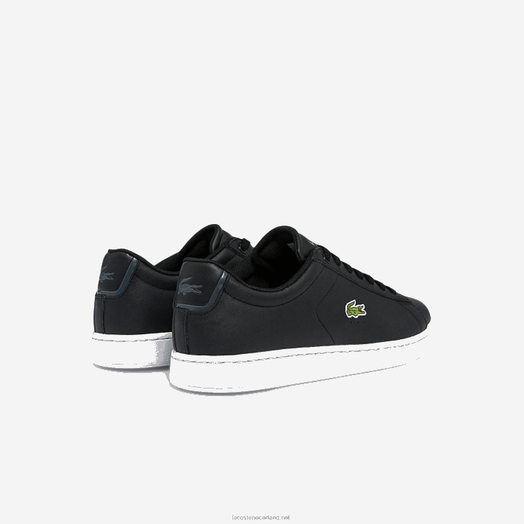 Lacoste carnaby bl leren sneakers 0828H1816 zwart-wit 312 Heren