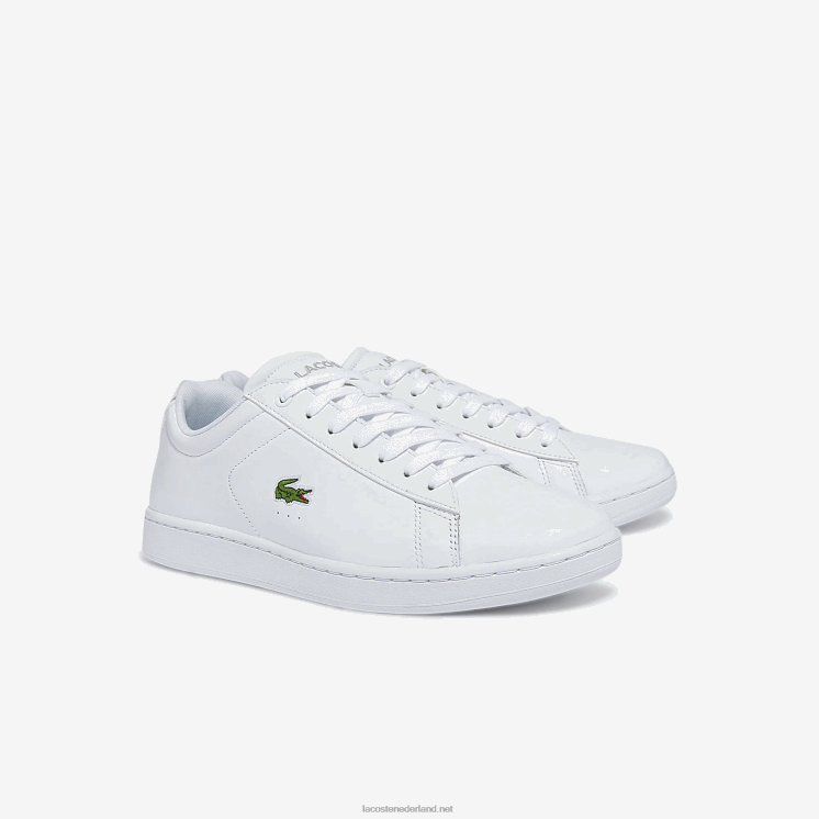 Lacoste carnaby bl leren sneakers 0828H1817 wit 21g Heren