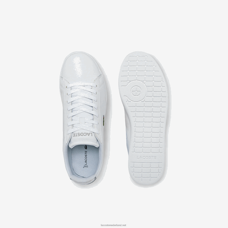 Lacoste carnaby bl leren sneakers 0828H1817 wit 21g Heren