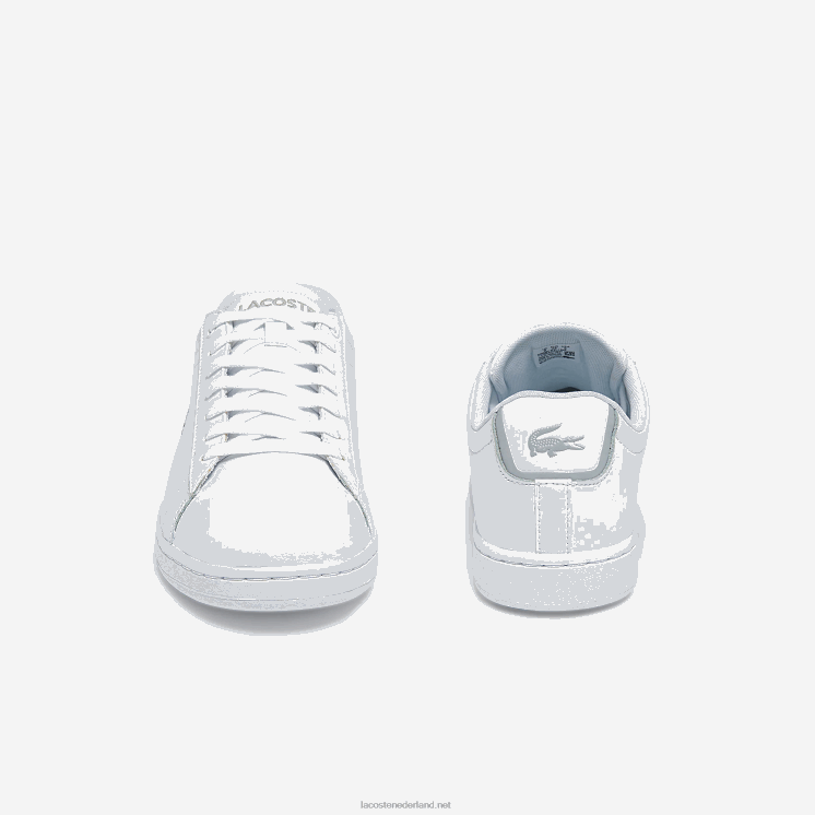 Lacoste carnaby bl leren sneakers 0828H1817 wit 21g Heren