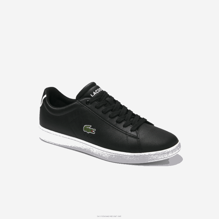 Lacoste carnaby evo leren sneakers 0828H1875 zwart 024 Heren