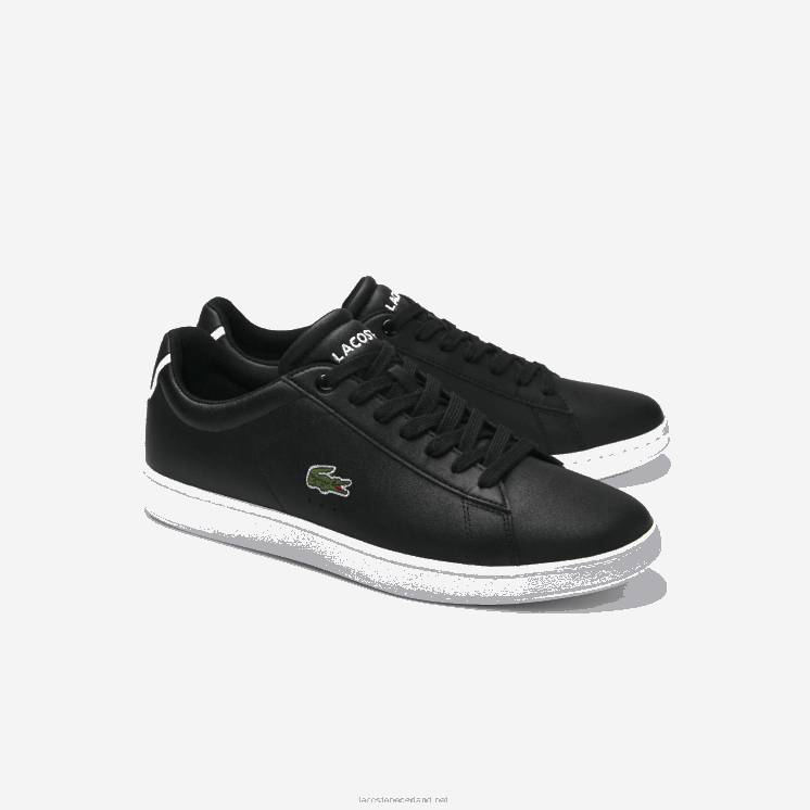 Lacoste carnaby evo leren sneakers 0828H1875 zwart 024 Heren