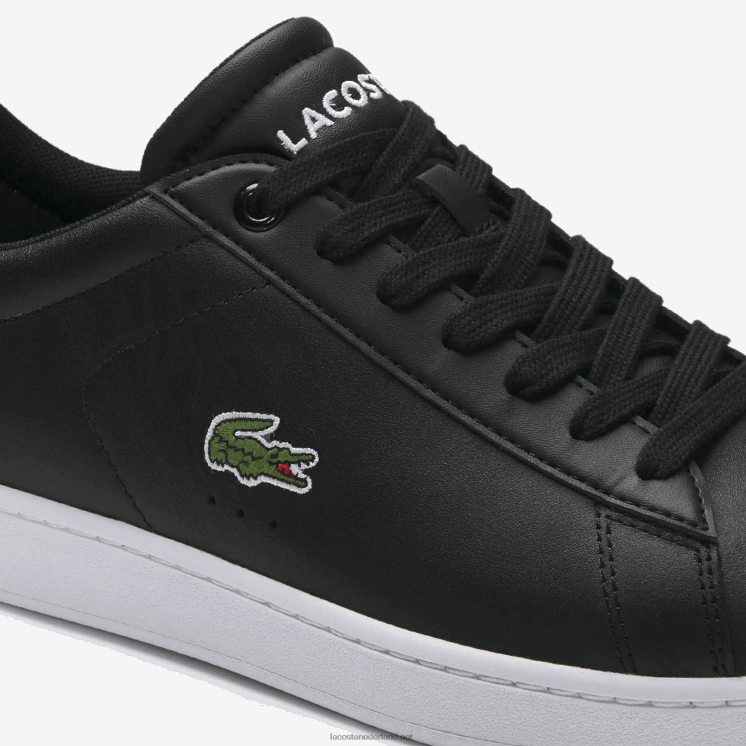 Lacoste carnaby evo leren sneakers 0828H1875 zwart 024 Heren