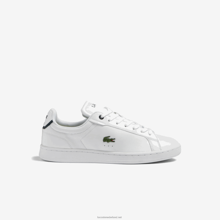 Lacoste carnaby pro bl leren tonale sneakers 0828H1743 wit & marine 042 Heren