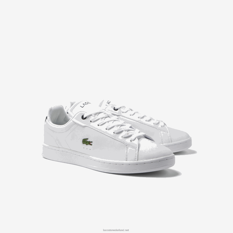 Lacoste carnaby pro bl leren tonale sneakers 0828H1743 wit & marine 042 Heren