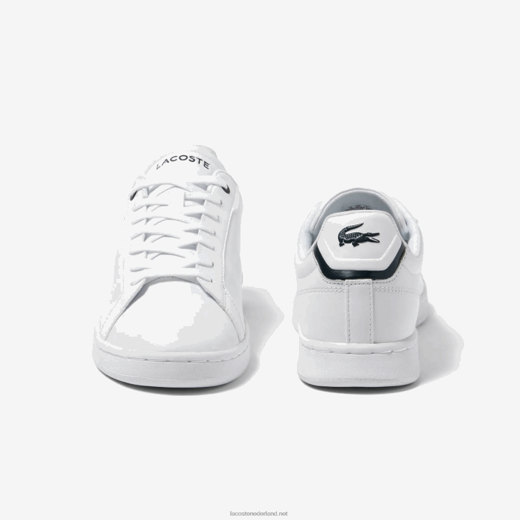 Lacoste carnaby pro bl leren tonale sneakers 0828H1743 wit & marine 042 Heren