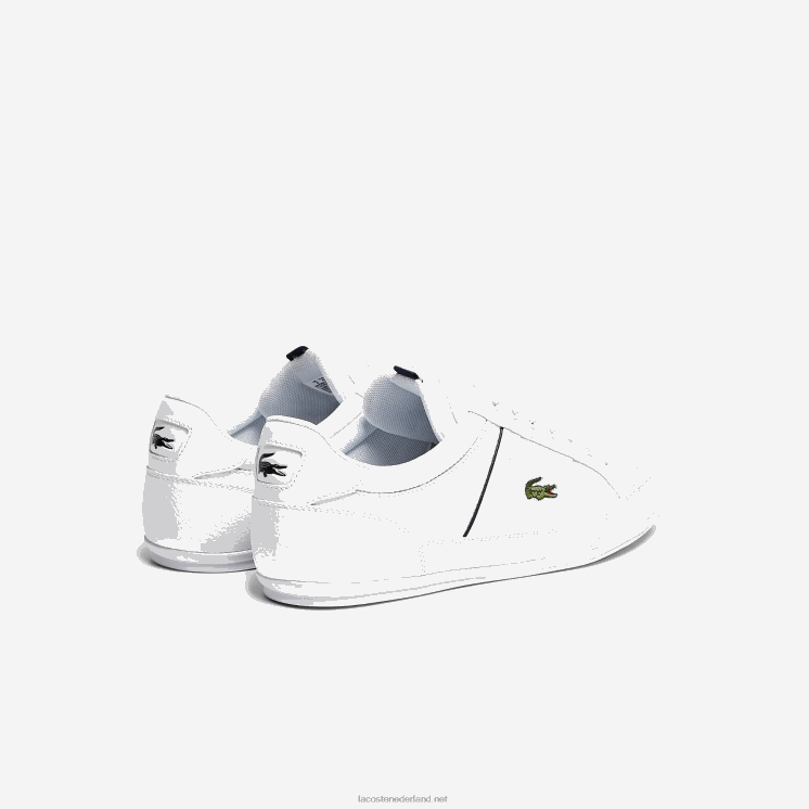 Lacoste chaymon leren en synthetische sneakers 0828H1713 wit & marine 042 Heren