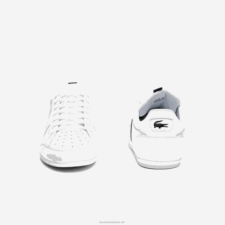 Lacoste chaymon leren en synthetische sneakers 0828H1713 wit & marine 042 Heren