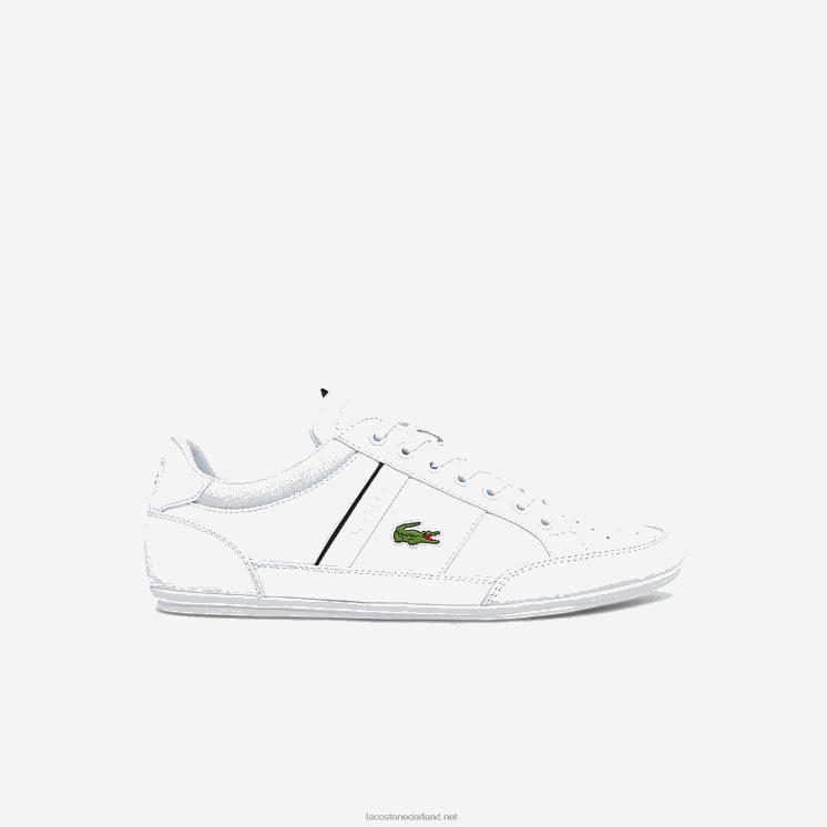 Lacoste chaymon synthetische en leren sneakers 0828H1724 wit & zwart 147 Heren