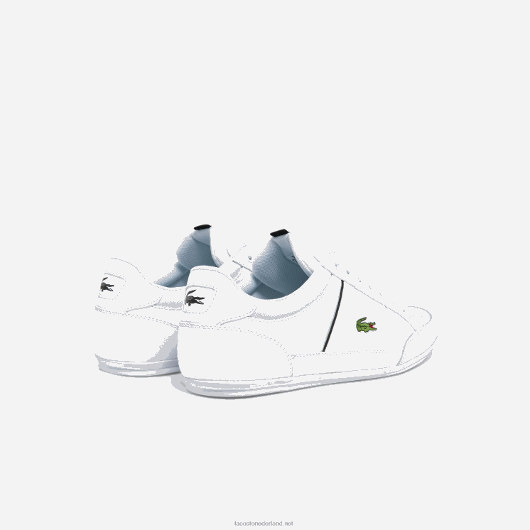 Lacoste chaymon synthetische en leren sneakers 0828H1724 wit & zwart 147 Heren