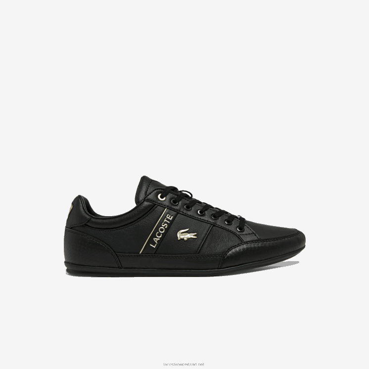 Lacoste chaymon synthetische en leren sneakers 0828H1833 zwart 02u Heren