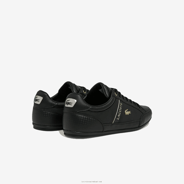 Lacoste chaymon synthetische en leren sneakers 0828H1833 zwart 02u Heren