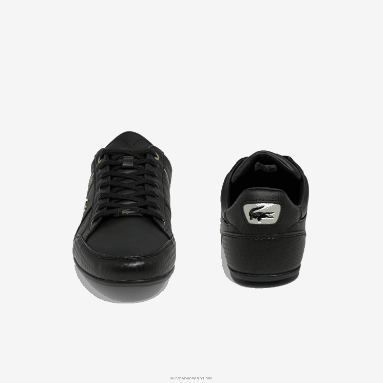 Lacoste chaymon synthetische en leren sneakers 0828H1833 zwart 02u Heren