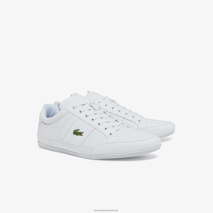 Lacoste chaymon synthetische en leren sneakers 0828H1867 wit 21g Heren
