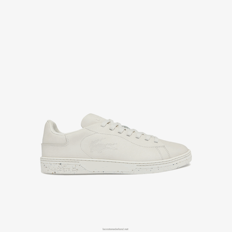 Lacoste court zero leren sneakers 0828H1873 gebroken wit 18c Heren