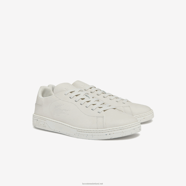Lacoste court zero leren sneakers 0828H1873 gebroken wit 18c Heren