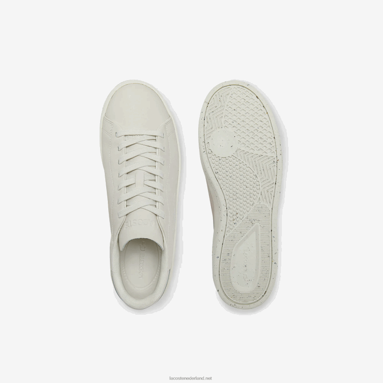 Lacoste court zero leren sneakers 0828H1873 gebroken wit 18c Heren