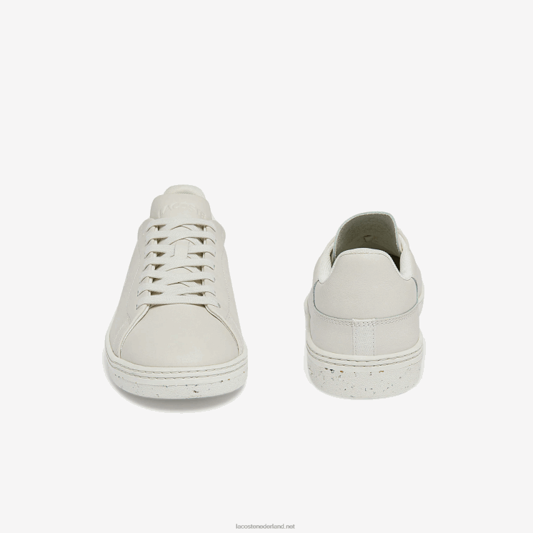 Lacoste court zero leren sneakers 0828H1873 gebroken wit 18c Heren