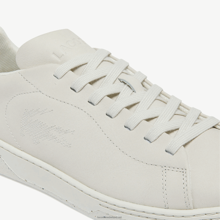 Lacoste court zero leren sneakers 0828H1873 gebroken wit 18c Heren