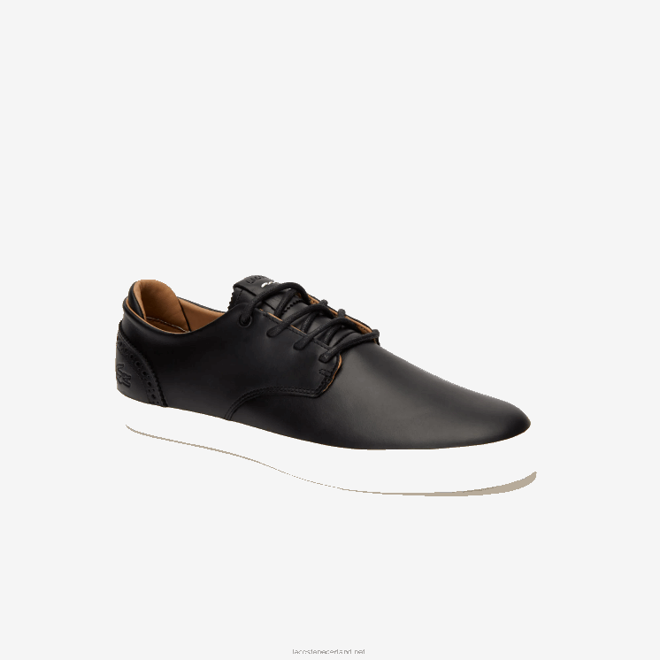 Lacoste esparre club leren sneakers 0828H1718 zwart & gebroken wit 454 Heren