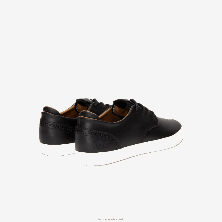 Lacoste esparre club leren sneakers 0828H1718 zwart & gebroken wit 454 Heren