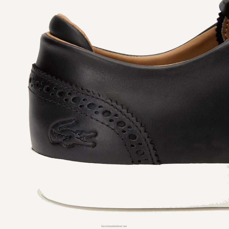Lacoste esparre club leren sneakers 0828H1718 zwart & gebroken wit 454 Heren