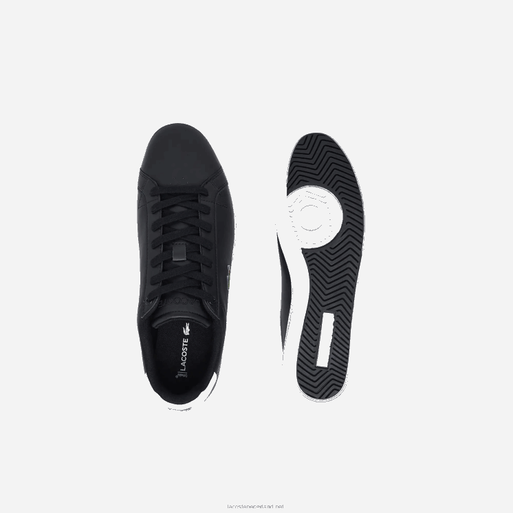 Lacoste graduate pro leren sneakers 0828H1909 zwart-wit 312 Heren