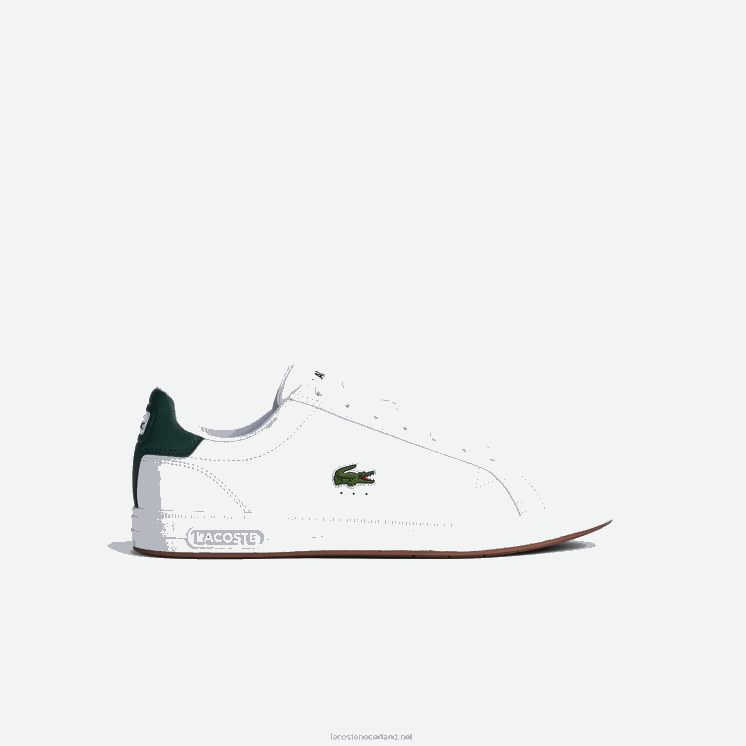 Lacoste graduate pro leren sneakers 0828H1910 wit & donkergroen 1r5 Heren