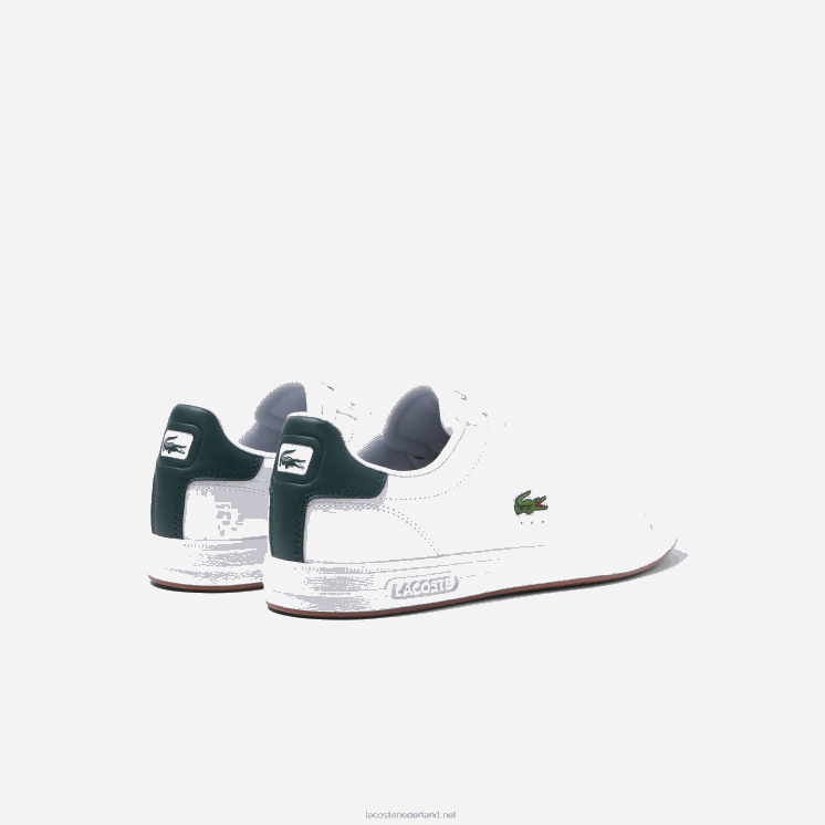 Lacoste graduate pro leren sneakers 0828H1910 wit & donkergroen 1r5 Heren