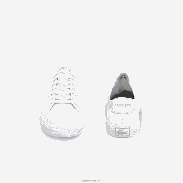 Lacoste gripshot leren en synthetische sneakers 0828H1750 wit 21g Heren