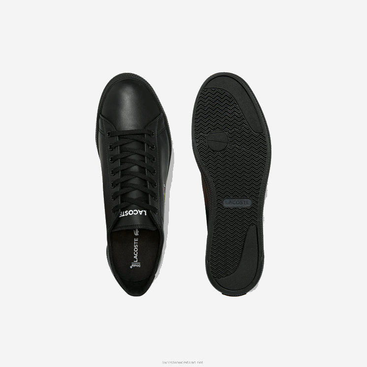 Lacoste gripshot leren en synthetische sneakers 0828H1883 zwart 02u Heren