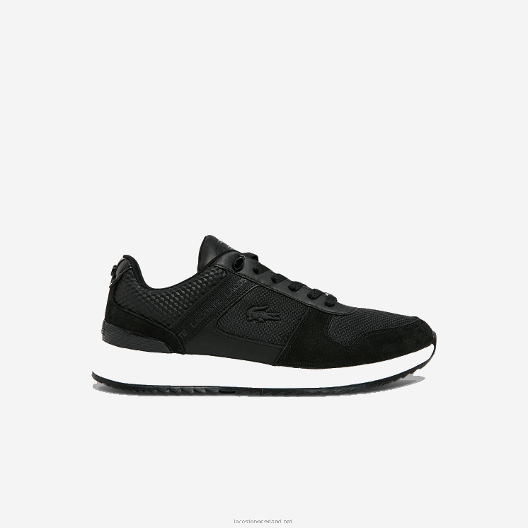 Lacoste joggeur 2.0 leren sneakers 0828H1906 zwart 02u Heren
