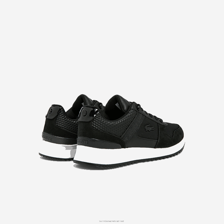 Lacoste joggeur 2.0 leren sneakers 0828H1906 zwart 02u Heren