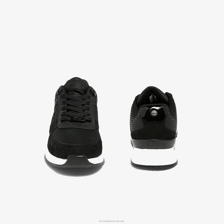 Lacoste joggeur 2.0 leren sneakers 0828H1906 zwart 02u Heren