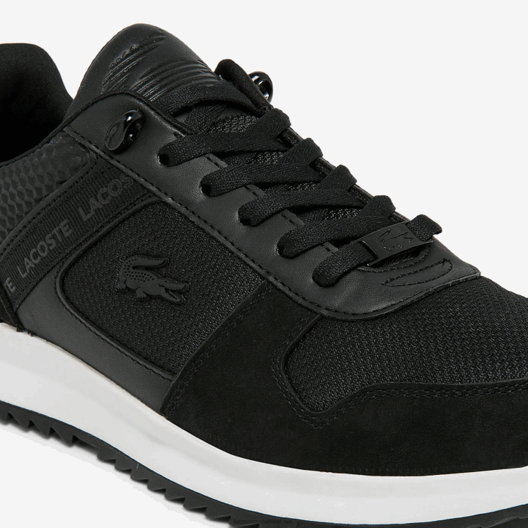 Lacoste joggeur 2.0 leren sneakers 0828H1906 zwart 02u Heren