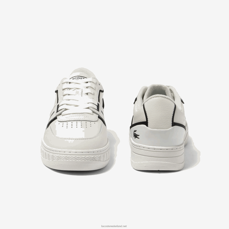 Lacoste l001 baseline leren sneakers 0828H1725 zwart 147 Heren