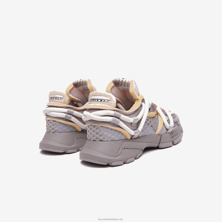 Lacoste l003 active runway textiel sneakers 0828H1732 grijs wit 1e7 Heren