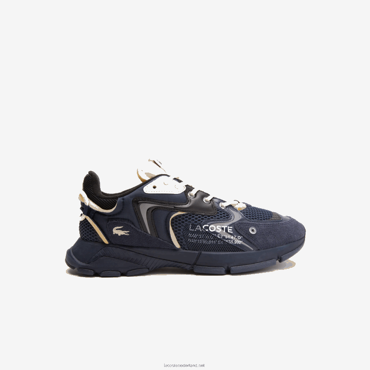 Lacoste l003 neo stoffen sneakers 0828H1697 marine nb0 Heren