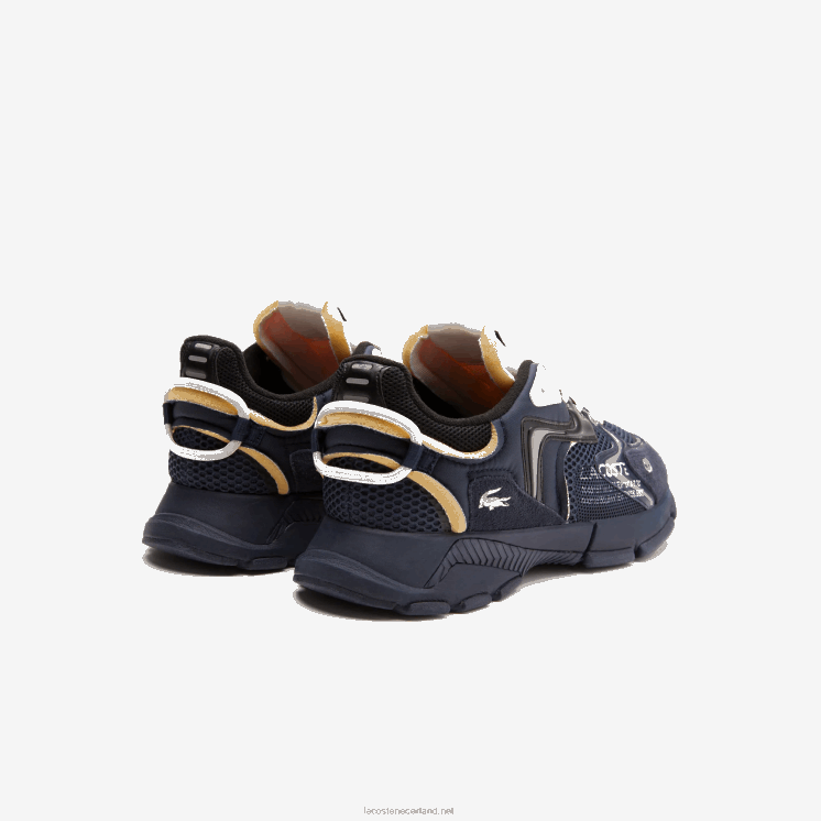 Lacoste l003 neo stoffen sneakers 0828H1697 marine nb0 Heren