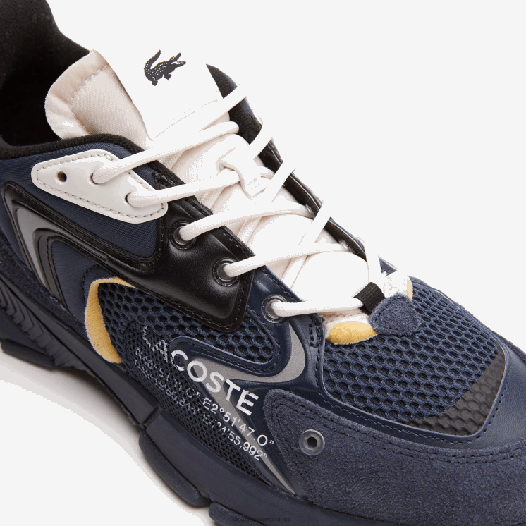 Lacoste l003 neo stoffen sneakers 0828H1697 marine nb0 Heren