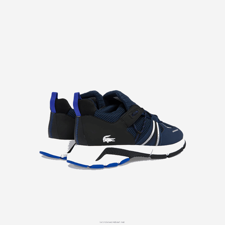 Lacoste l003 sneakers van textiel 0828H1797 marine & wit 092 Heren