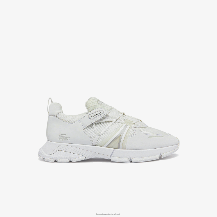 Lacoste l003 sneakers van textiel 0828H1798 wit 21g Heren