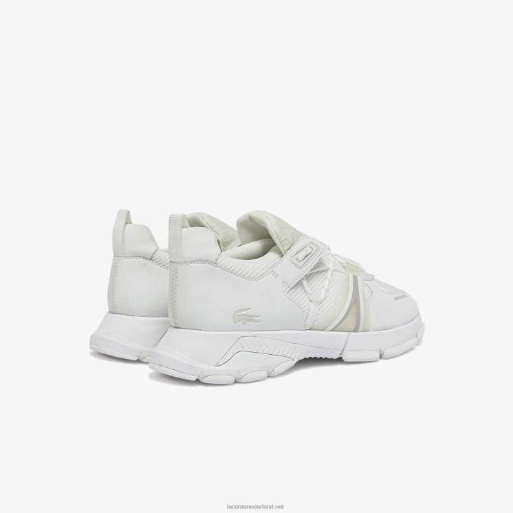 Lacoste l003 sneakers van textiel 0828H1798 wit 21g Heren